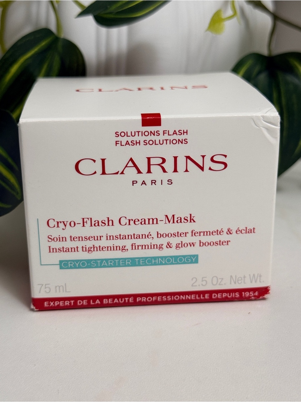 Clarins Cryo-Flash Cream-Mask - Brand New Factory-Sealed